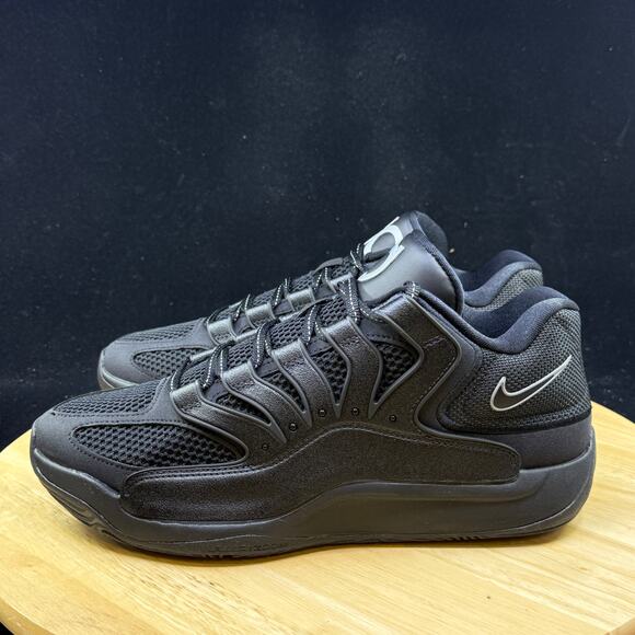 Nike KD18 Kevin Durant Size 9M Basketball Shoes Triple Black IM0634-001 main image 9